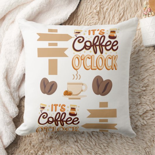 コーヒータイムです クッション (ブランケット)