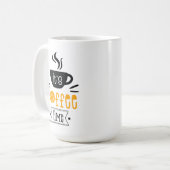 コーヒータイムです、 コーヒーマグカップ (正面左)