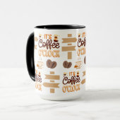 コーヒータイムです マグカップ (正面左)