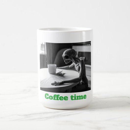 コーヒータイムの宇宙人 コーヒーマグカップ (中央)