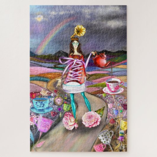 コーヒータイムの幻想ジグソーパズル ジグソーパズル (縦)