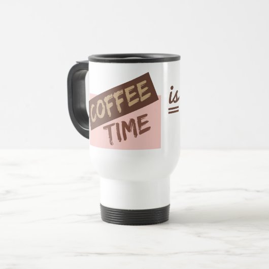 コーヒータイムは私の時間 マグ (正面左)
