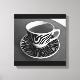 コーヒータイムキャンバス印刷 キャンバスプリント