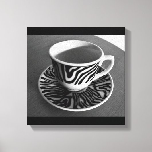 コーヒータイムキャンバス印刷 キャンバスプリント (正面)