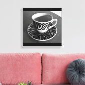 コーヒータイムキャンバス印刷 キャンバスプリント (インサイチュ (リビング))