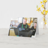 コーヒータイムグリーティングカード カード (黄色い花)