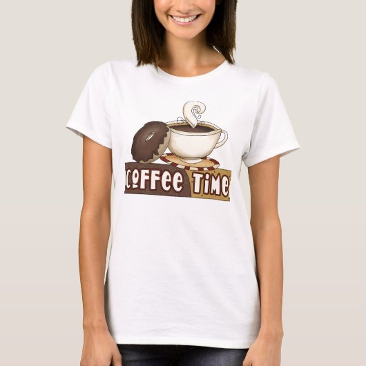 コーヒータイムシャツ Tシャツ (正面)