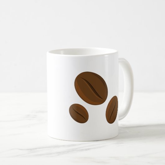 コーヒータイムタイポグラフィコーヒーマグ コーヒーマグカップ (正面右)