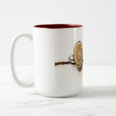 コーヒータイムハートマグカップ ツートーンマグカップ (左)