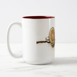 コーヒータイムハートマグカップ ツートーンマグカップ