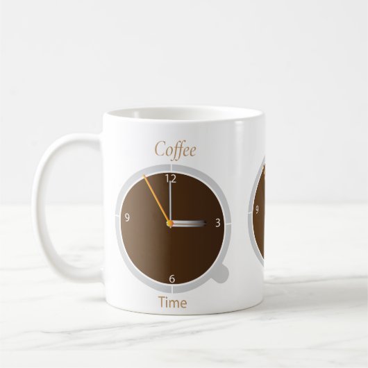 コーヒータイムホットドリンクのカップ コーヒーマグカップ (左)