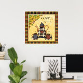 コーヒータイムポスター ポスター (ホームオフィス)
