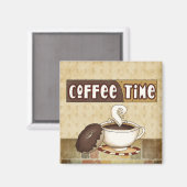 コーヒータイムマグネット マグネット (正面/裏面)