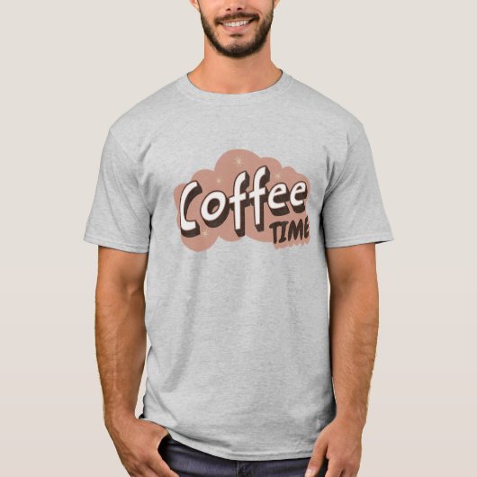 コーヒータイムレトロTシャツ Tシャツ (正面)