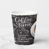 コーヒータイム紙カップ 紙コップ (正面)
