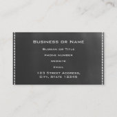 コーヒータイム(カップとコーヒーポット) 名刺 (裏面)