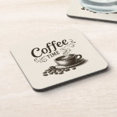 コーヒータイム コルクバック コースター 6枚セット (左側)
