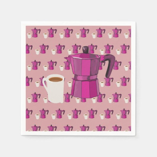 コーヒータイム スタンダードカクテルナプキン (正面)
