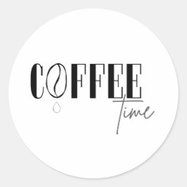 コーヒータイム ラウンドシール