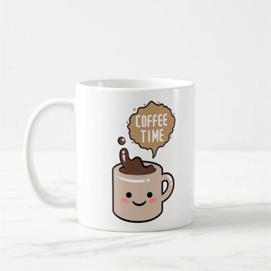 コーヒータイム 面白い かわいい コーヒー コーヒーマグカップ (左)