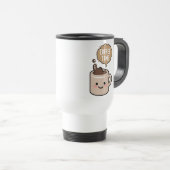 コーヒータイム 面白い かわいい コーヒー トラベルマグ (正面右)