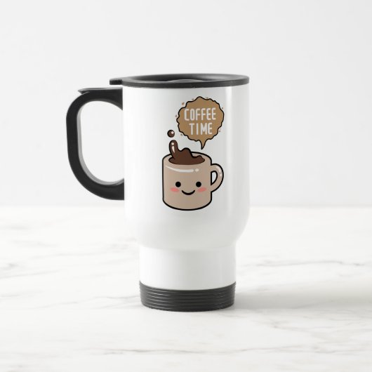 コーヒータイム 面白い かわいい コーヒー トラベルマグ (左)
