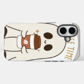 コーヒータイム iPhone 16 カバー (裏面 (横))