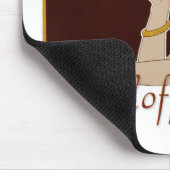 コーヒータイムCC0224アールヌーボーマウスパッド マウスパッド (コーナー)