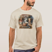 コーヒータイムTシャツ Tシャツ (正面)