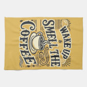 コーヒータオルの目を覚ます キッチンタオル (横)