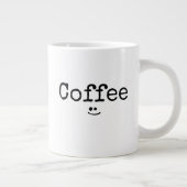 コーヒータザデパンチャナティポグラフィアネグラ ジャンボコーヒーマグカップ (右)