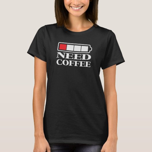 コーヒータンクの上部が必要 Tシャツ (正面)