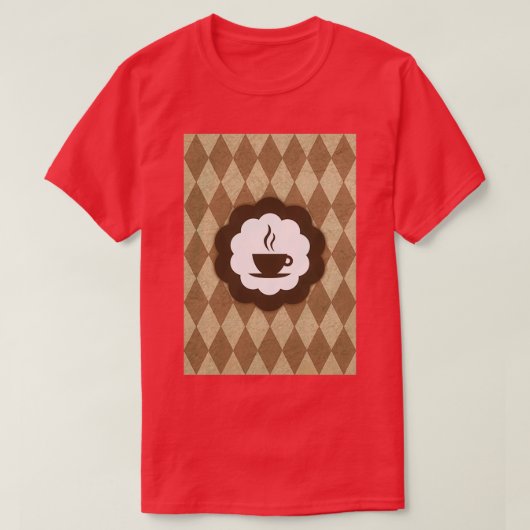 コーヒーダイヤモンド Tシャツ (デザイン正面)