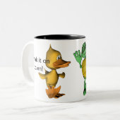 コーヒーダンスマグカップ ツートーンマグカップ (正面左)