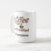 コーヒーチャンピオンの朝食 コーヒーマグカップ (正面左)