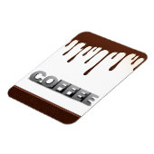 コーヒーチョコレートが美味しいおいしい言葉グラフを乾燥 マグネット (左側)