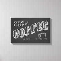コーヒーチョークアート1杯