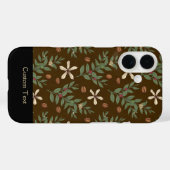 コーヒーツリーパターン Case-Mate iPhoneケース (裏面 (横))