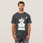 コーヒーティーの立上りと挽き Tシャツ (正面フル)