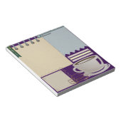 コーヒーティーカップ日記ノート個人スクラップブックペーパー ノートパッド (アングル)