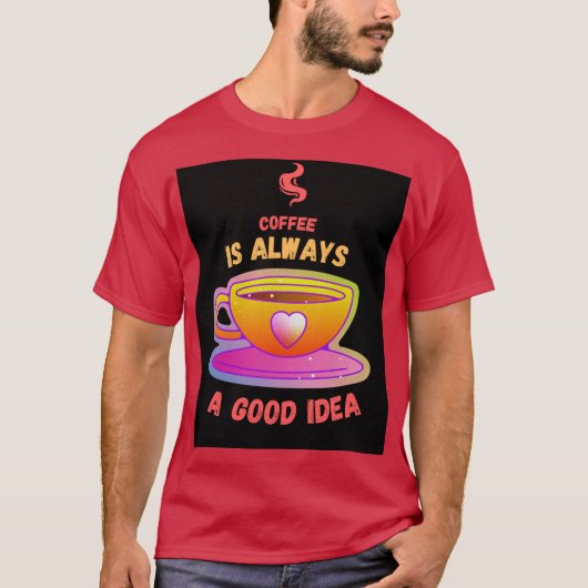 コーヒーティーシャツ Tシャツ (正面)