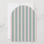 コーヒーティーニワンボウエスプレッソマーティーニベイビーシャワー 招待状 (裏面)