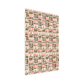 コーヒーティーパターン、メタルウォールアート メタルプリント (3/4)