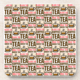 コーヒーティーパターン、懸命プラスチックコースター コースター