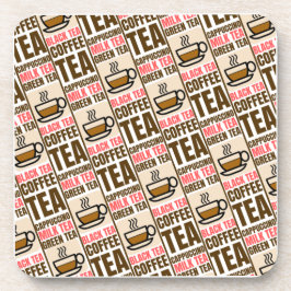 コーヒーティーパターン、懸命プラスチックコースター コースター