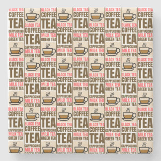 コーヒーティーパターン、石コースター ストーンコースター