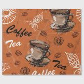 コーヒーティーファン ラッピングペーパー (フラット)