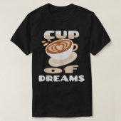 コーヒーティーブルーイングマグ愛おもしろい者Espress Tシャツ (デザイン正面)