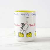 コーヒーティーマグカップ、マウスオストリッチチーズラブキス ツートーンマグカップ (中央)