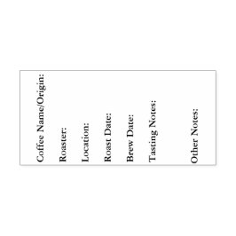 コーヒーテイスティングノート セルフインキングスタンプ